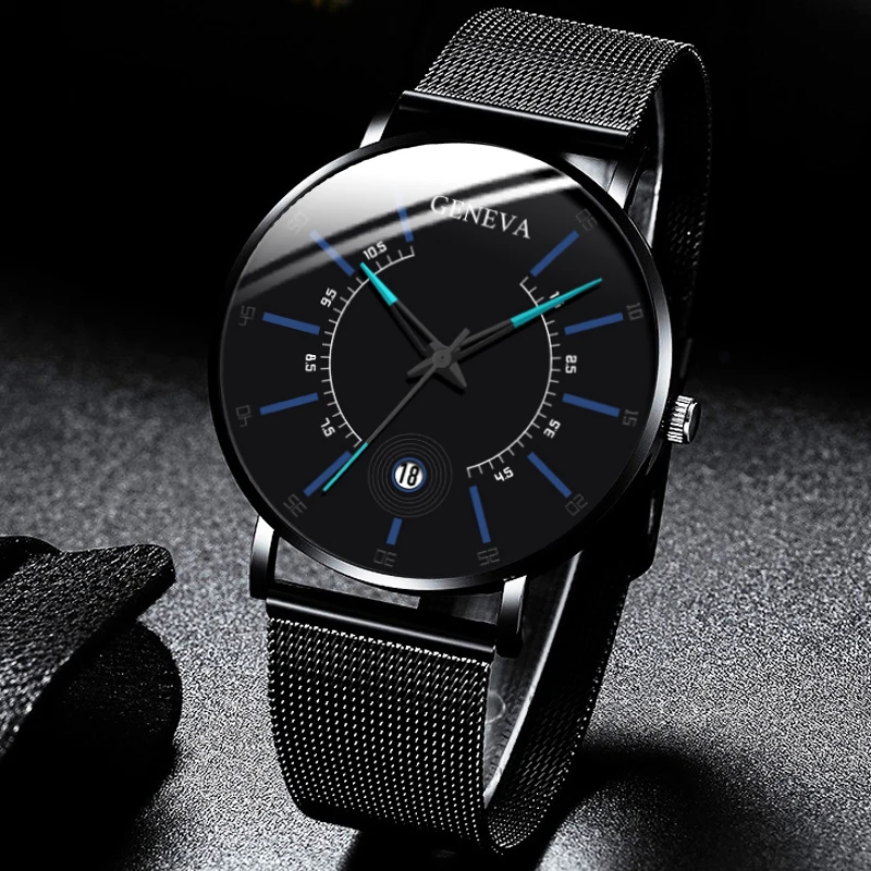 Relojes Hombre 2020 Модные мужские деловые минималистичные часы Роскошные ультратонкие