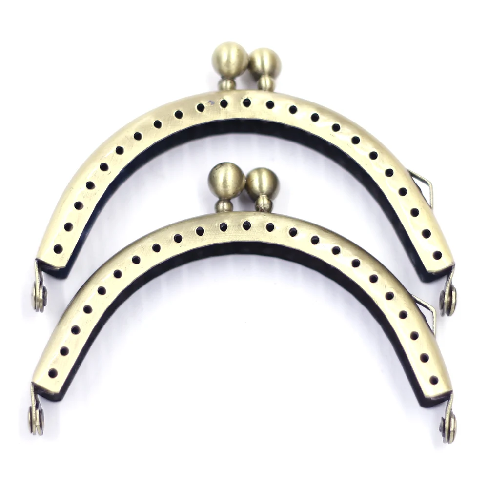 8.5-12.5cm Shape Arch Rectangle Metal Purse Frame Silver/Bronze/Gold/Copper Tone Handbag Handle Buckles Luggage Bag Accessories