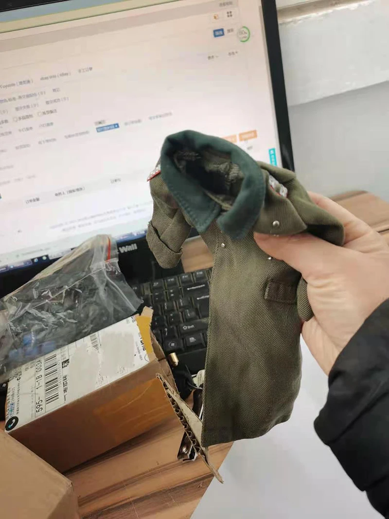 Длинное пальто немецкой армии Второй мировой войны 1/6 M36 M43 модель униформы для 12