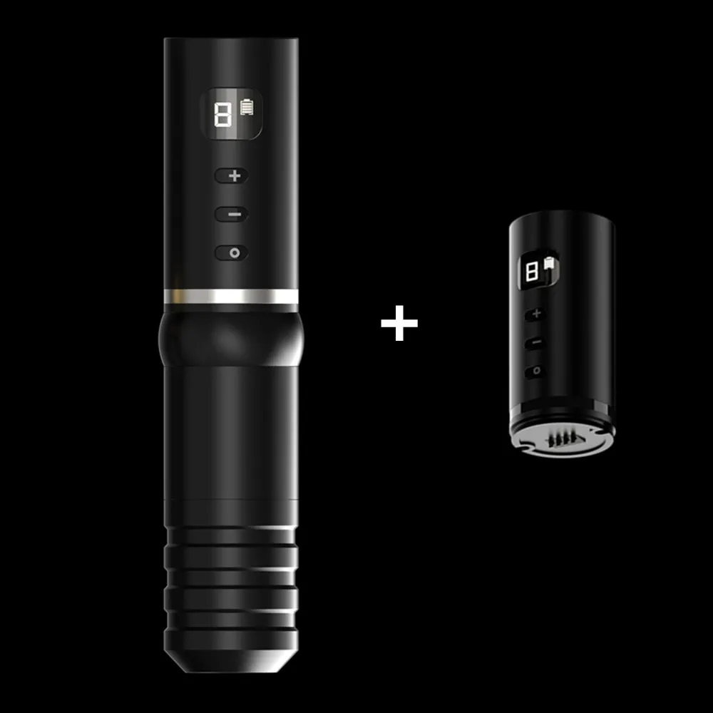 Новая беспроводная тату Машинка на батарейках ручка Мощный Тихий мотор