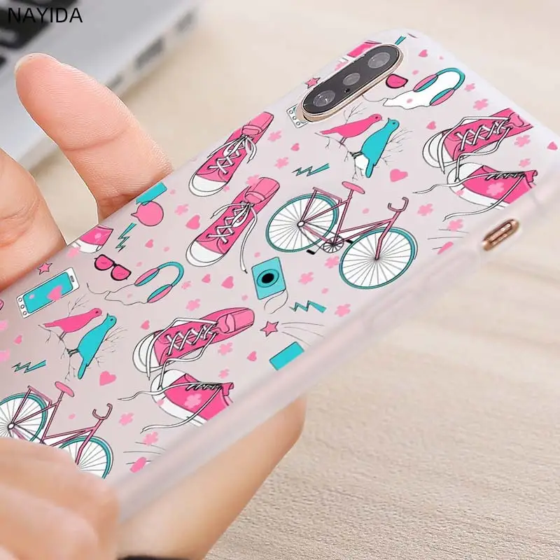 Мягкий силиконовый чехол для телефона iPhone 12 11 Pro XS Max XR X 8 7 6 Plus 5S SE S крышка Girly