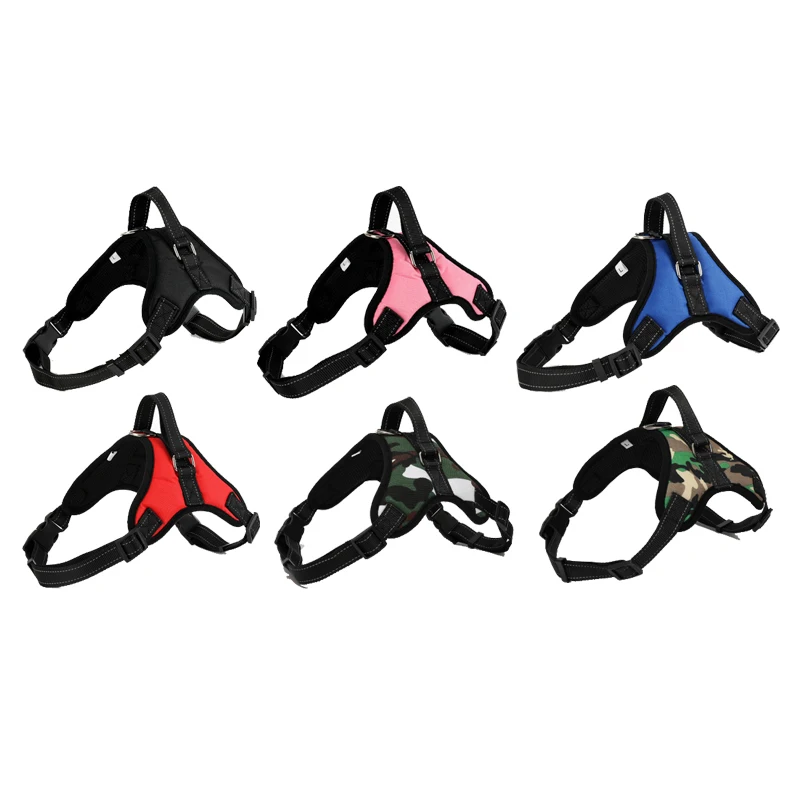 

Dog Leash Clothes Harness Vest Soft Adjustable Belt Harness Pet Walk Training Out Collar Hand Strap Dog Accessories Strap Leads