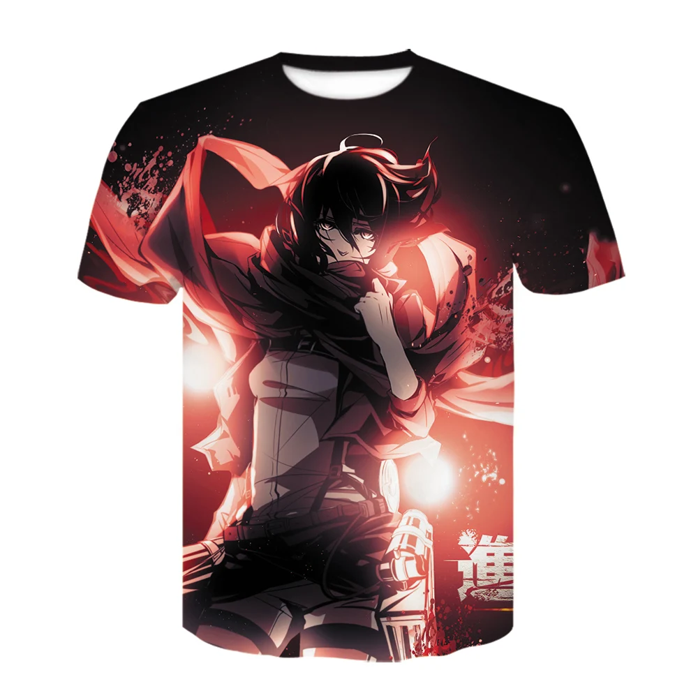 Летняя футболка с 3D-принтом из аниме Токийский Гуль черная женская коротким