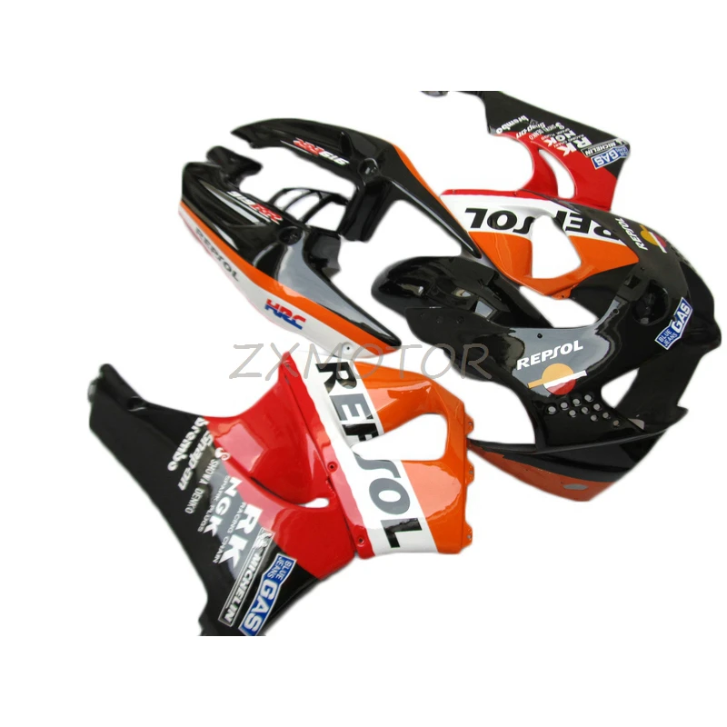 

Настраиваемые Обтекатели для краски, подходят для Honda CBR900RR 919 1998 1999 CBR 900 RR 98 99 CBR919 cbr 919, оранжевый, красный, черный обтекатель, комплект ZP31