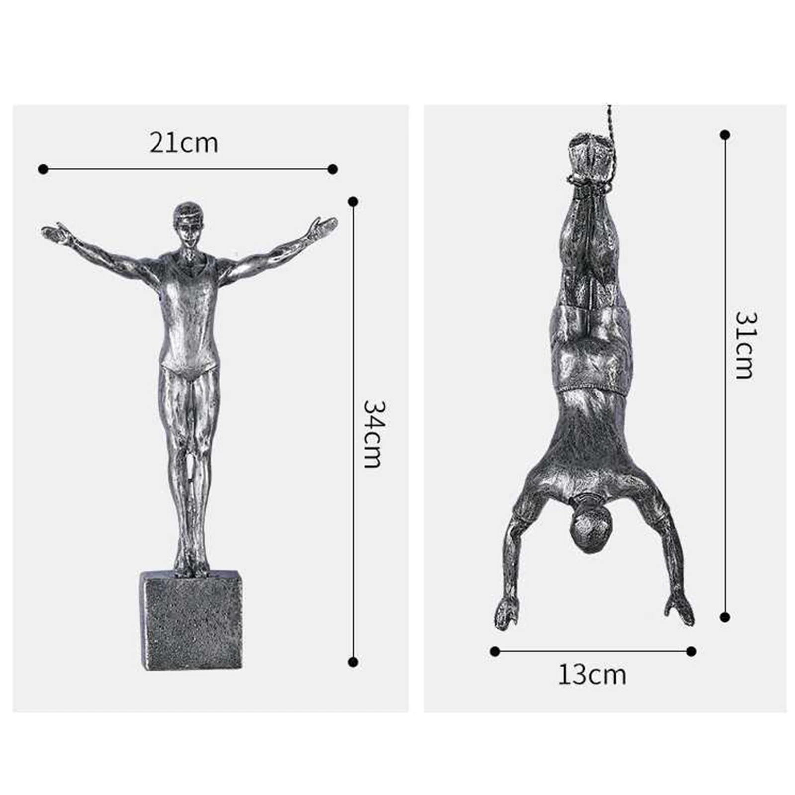 

Wall Decoration Nordic Style Retro Man Climbing Wall Background Decorations Hanging Statue Living Room Background Home Decor