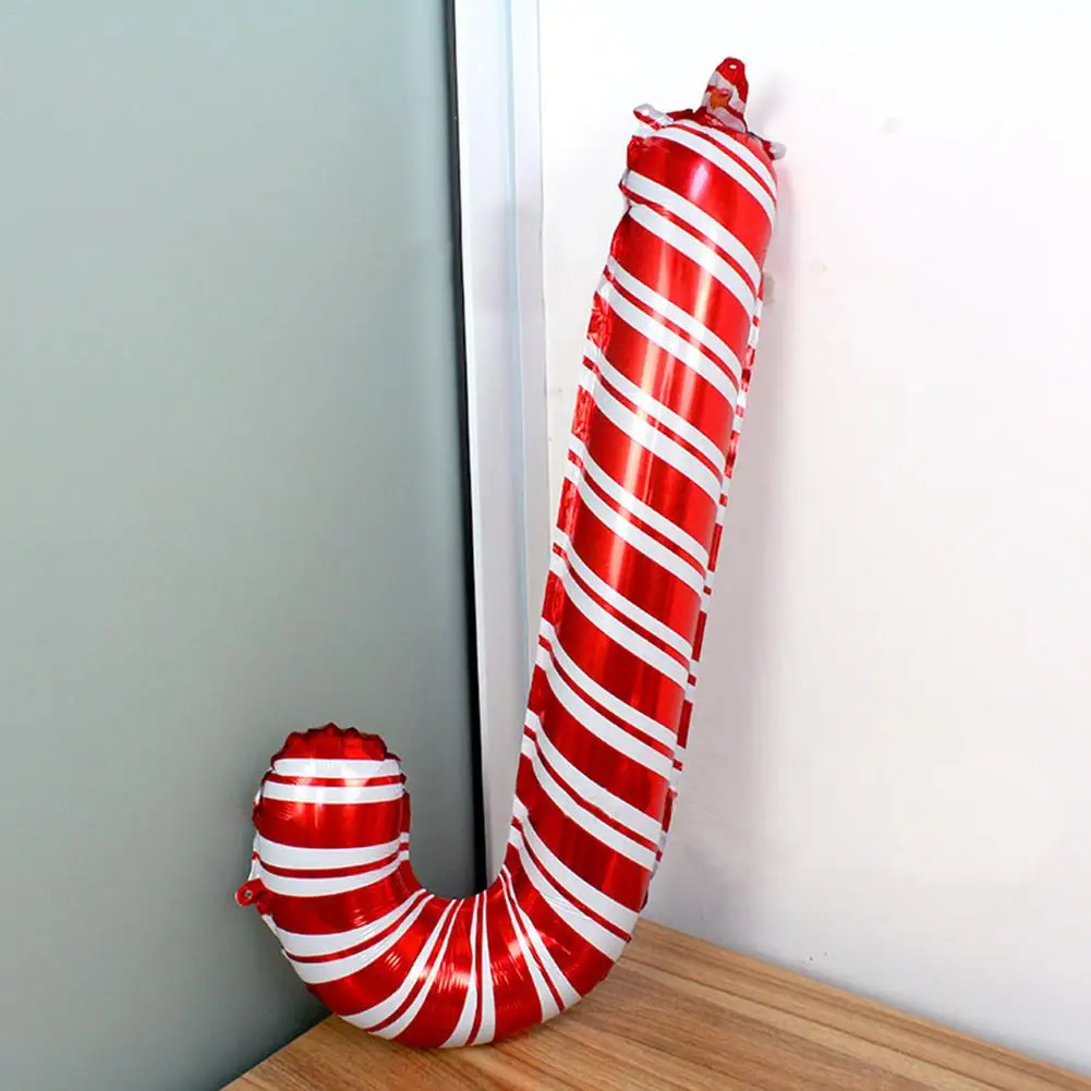 2 шт рождественские конфеты тростниковые шары трость форма алюминиевая пленка