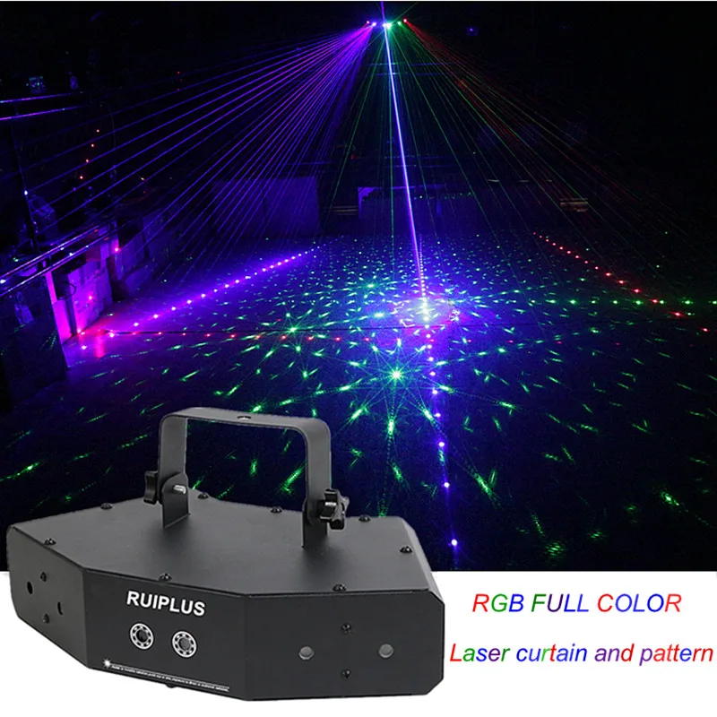 16 моделей 6 глаз лазерный сканер огни DMX512 RGB полный цветной луч KTV бар DJ домашние
