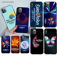 eurovision phone case for iphone 13 12 11 pro max mini xs max 8 7 plus x se 2020 xr cover