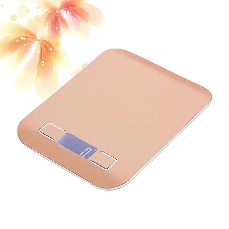 

5KG/1g Kitchen Scale Stainless Steel Kitchen Scale Baking Cooking Use High Precision Electronic Scale (NO Battery Included)