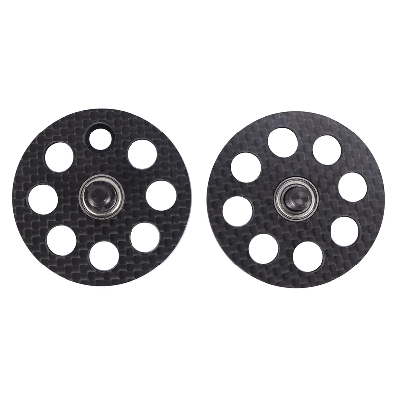 

Lightweight Carbon Fiber Bicycle Bike Pulley with Bearing Ti Bolt Axle for Brompton Bike Cycling Hollow Accessories