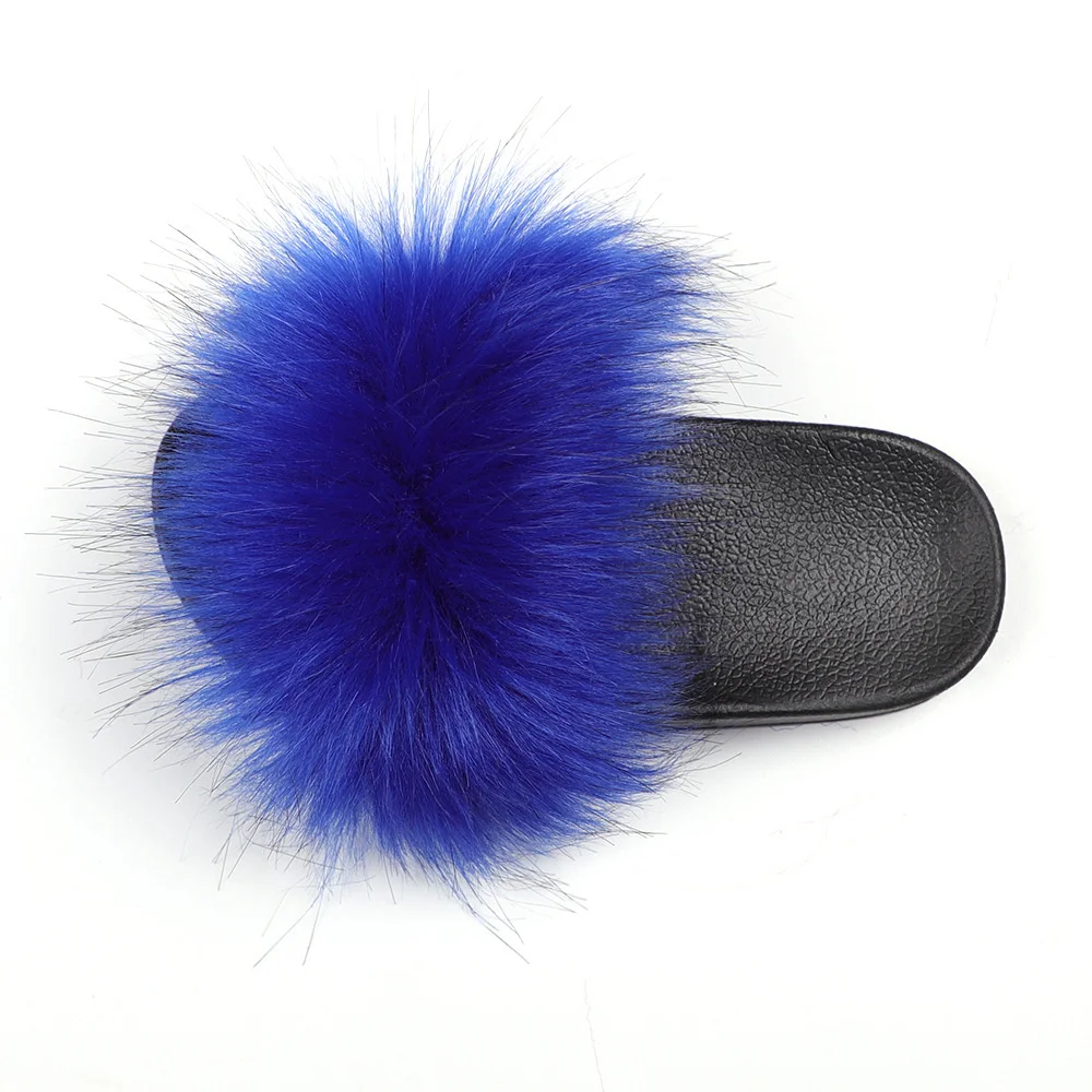 

Nordic новый жилет из искусственного лисьего Волосы Детские бубончиком прекрасная обувь на толстой подошве из ПВХ плюшевые домашние шлепанцы;...