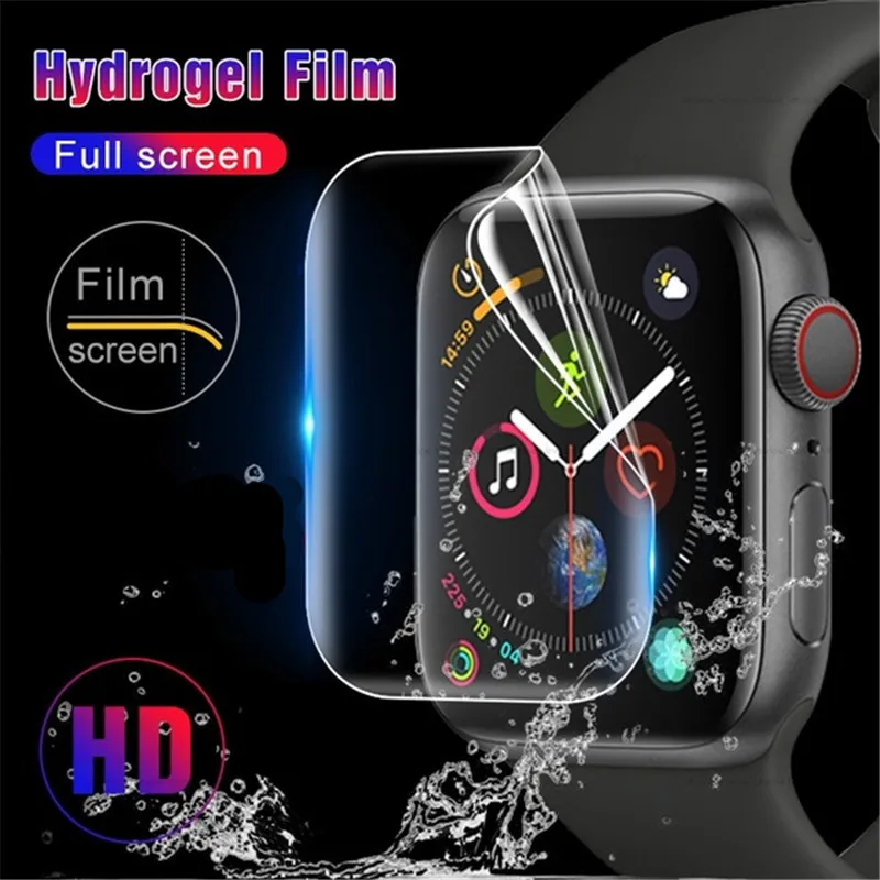 Защитная пленка из гидрогеля для Iwatch Apple Watch Series 2 3 4 5 38 40 42 44 мм|Защитные стёкла и