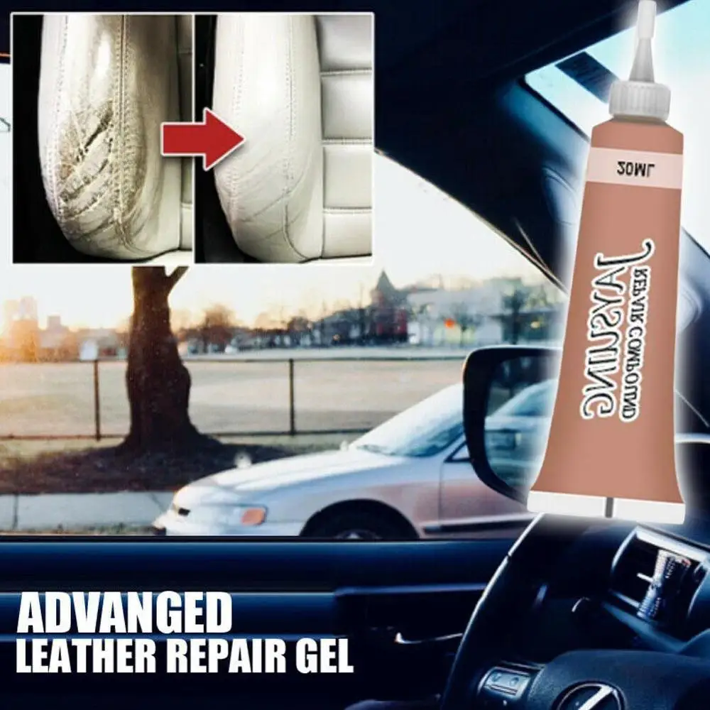 

Advanced Leather Repair Gel Car Seat Home Leather Complementary Paste Color 20ml Repair J9X3