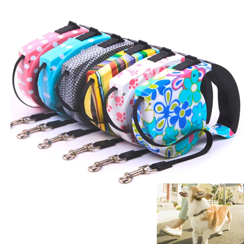 Горячая продажа 5 м собака/кошка щенок автоматический выдвижной поводок для