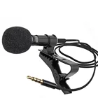 Миниобъектив для петличный микрофон нагрудные конденсаторный микрофон 3,5 мм штекер с 2 м кабель-удлинитель для смартфонов DSLR Камера портативных ПК