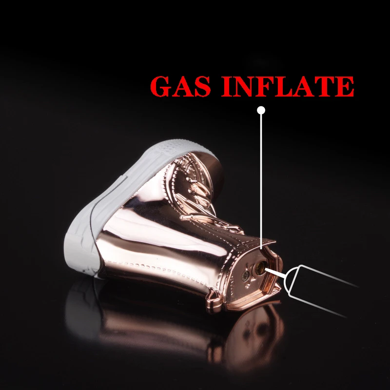 1 шт. креативная газовая надувная Зажигалка индивидуальная металлическая модель