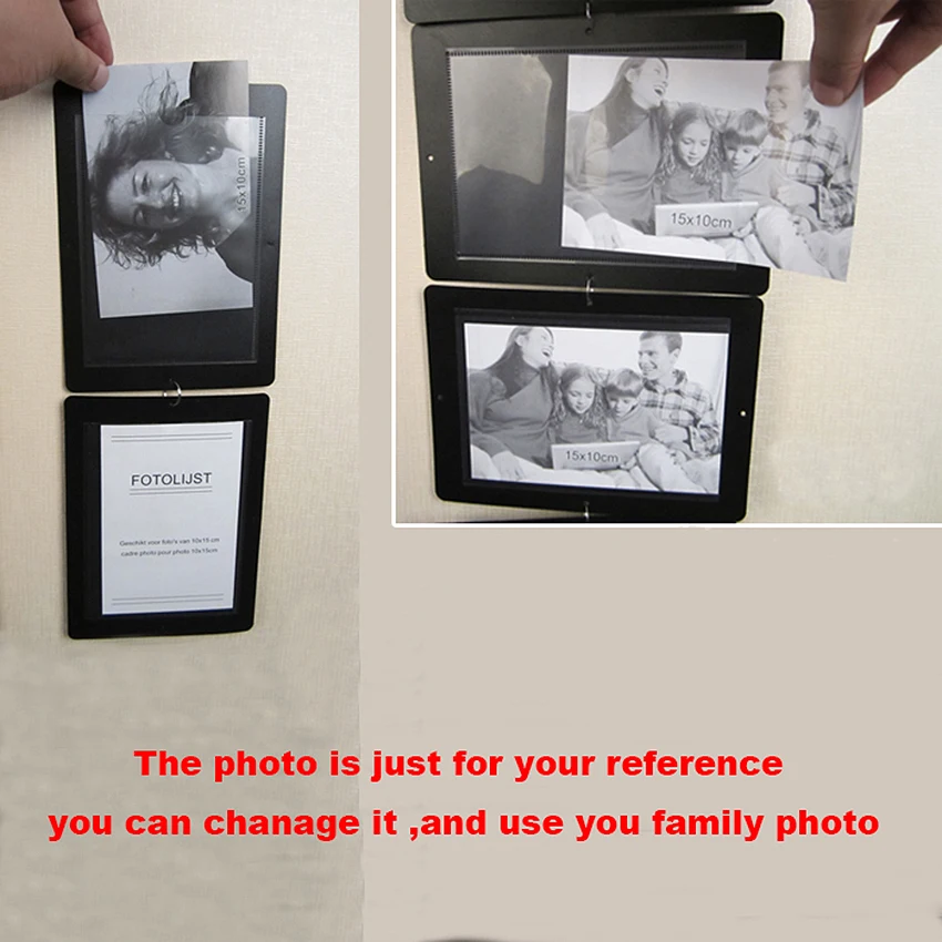 6 шт./компл. фото рамки для фотографий настенная рамка Стикеры подвесное