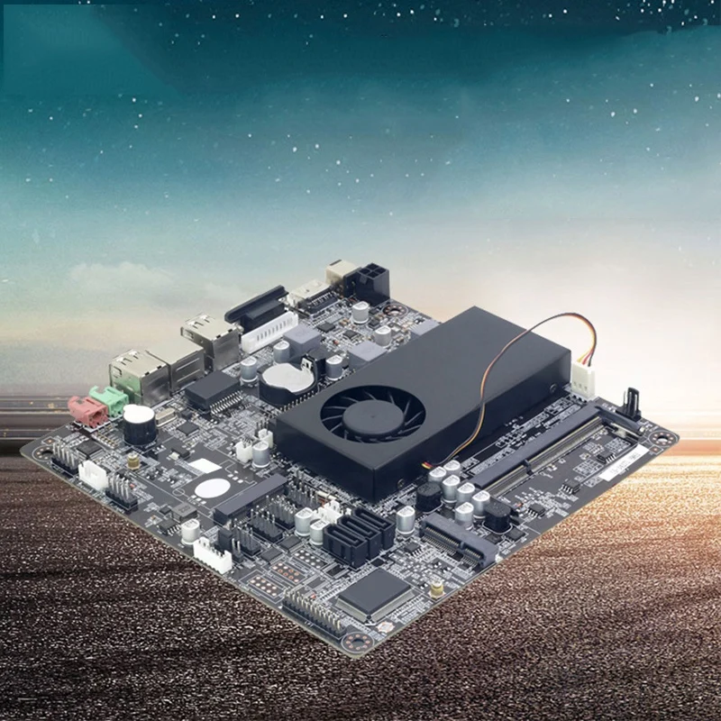 Мини-компьютер 1007U небольшая материнская плата с интегрированным изображением