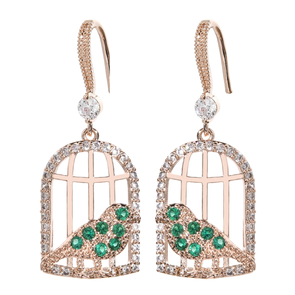 Высокое качество Модный Цвет фианита ушной крючок для женщин/девочек Свадебная