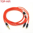 Hi-Fi UPOCC 3,56,352,54,4 мм 4pin XLR сбалансированный кабель для наушников, усовершенствованный провод для наушников SRH1540 SR0 SRH1840 SRH1440