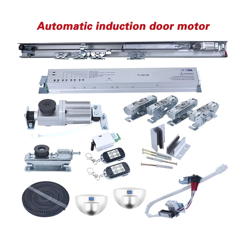 Автоматическая переводная дверь электрическая раздвижная стеклянная
