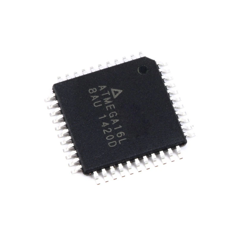 

5pcs/Lot ATMEGA16L-8AU ATMEGA16L 8-bit Microcontroller with 16K Bytes In-System Programmable Flash TQFP-44 AVR