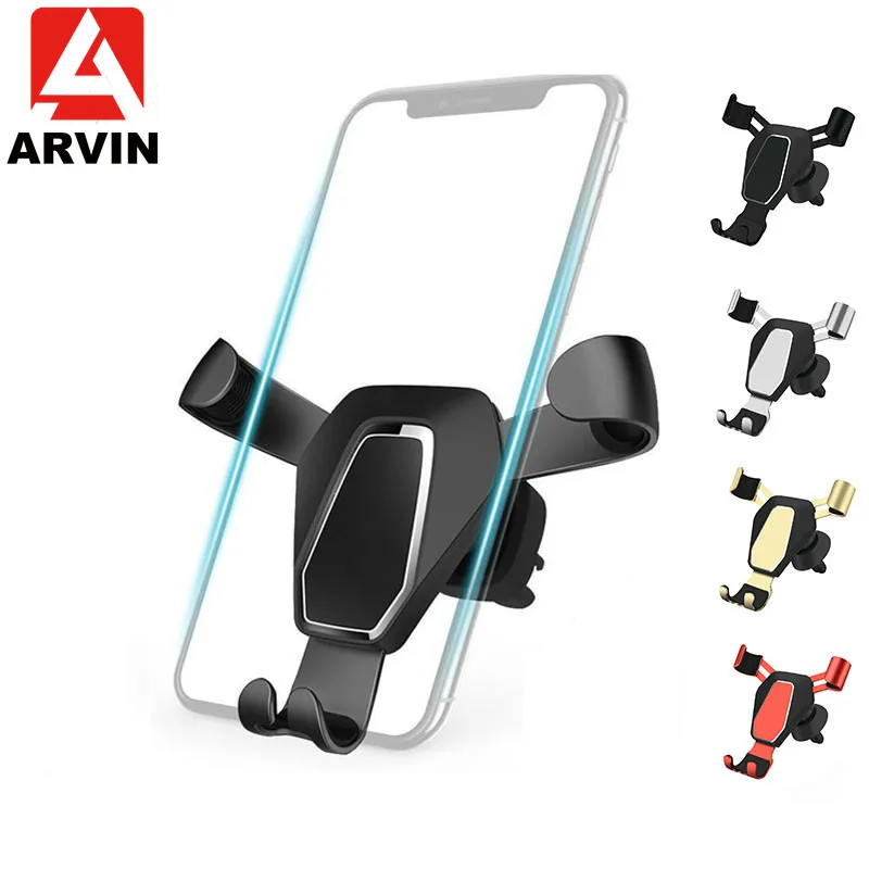 

Arvin Universal Triangle Gravity Bracket Air Vent Car Holder Mobile Phone Stand For IPhone X 8P Car Outlet Stability Phone Mount