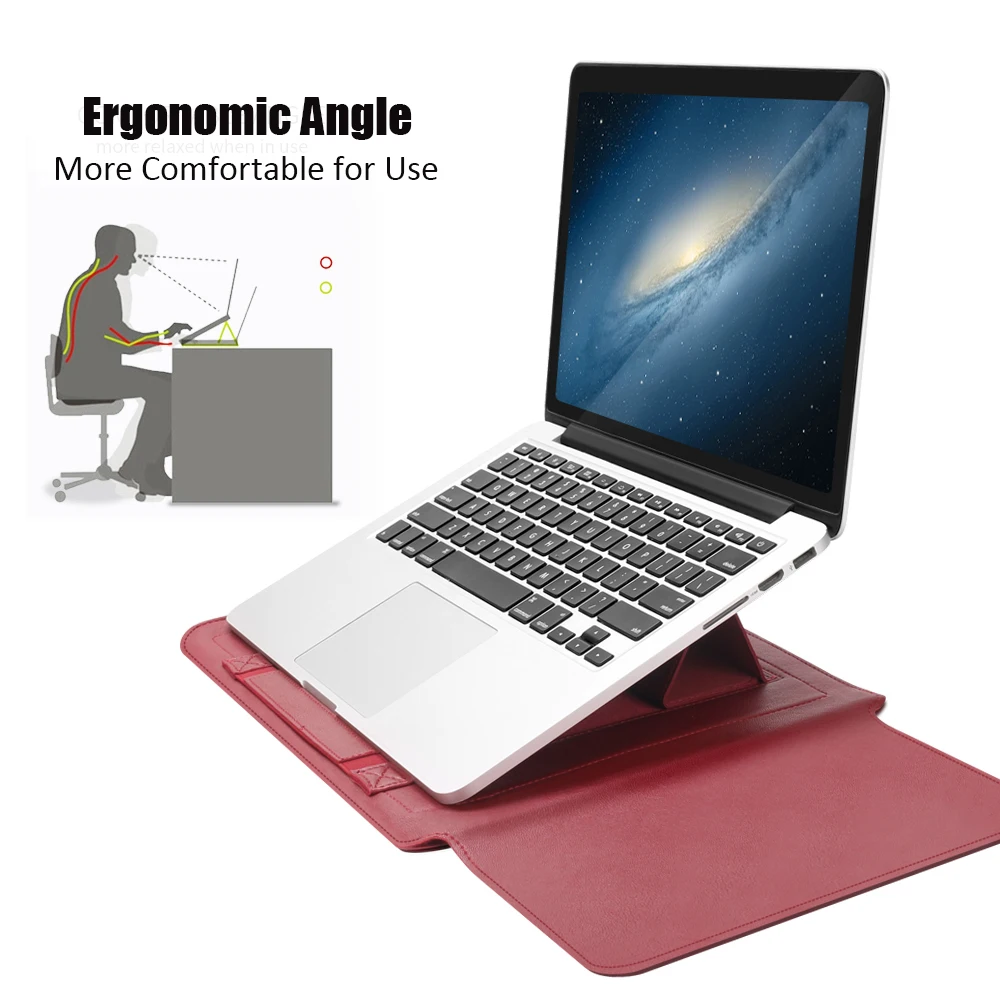 Сумка для ноутбука Macbook Air Pro Retina 11 12 13 14 15 6 дюймов чехол из искусственной кожи Xiaomi