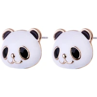 cartoon earrings korea cute panda earrings personality cute fashion earrings korean fashion