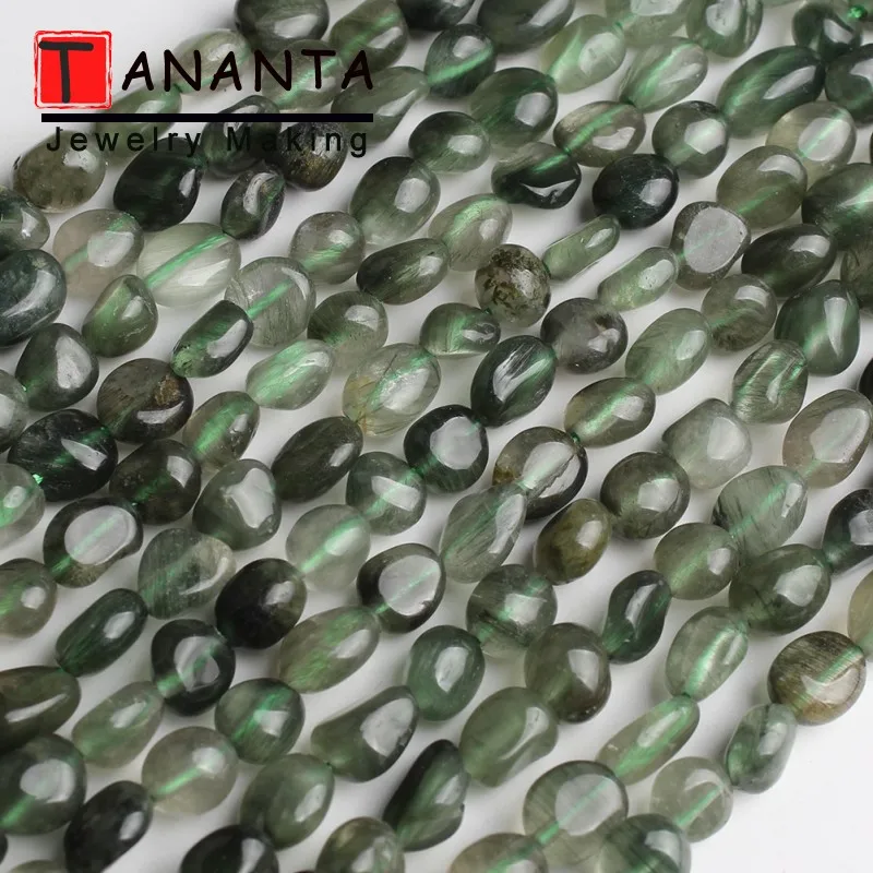 5-8 мм нерегулярные Моховой травы Агаты натуральный камень свободные зеленые