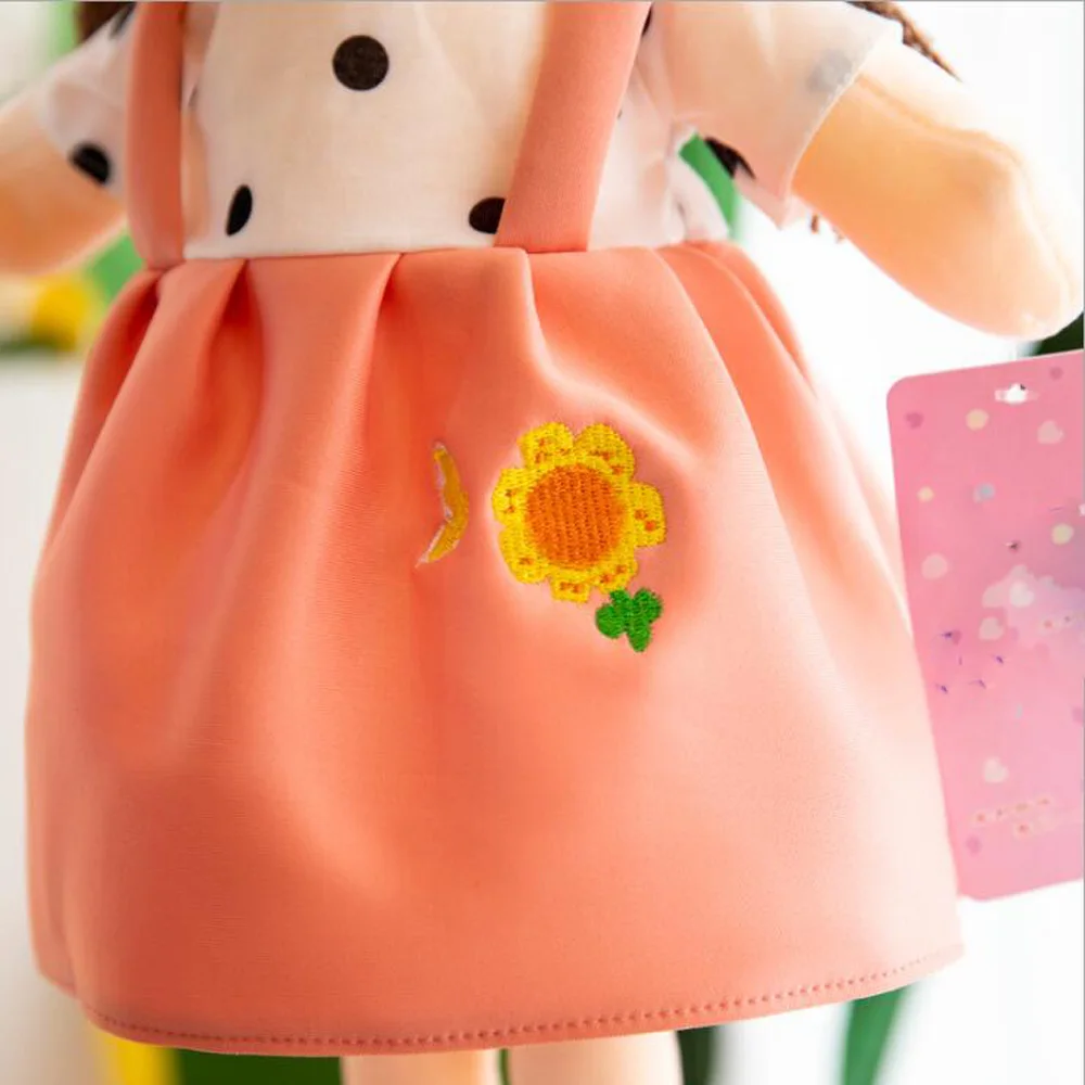 Девочка Детская плюшевая мягкая игрушка подарок на день рождения Милая