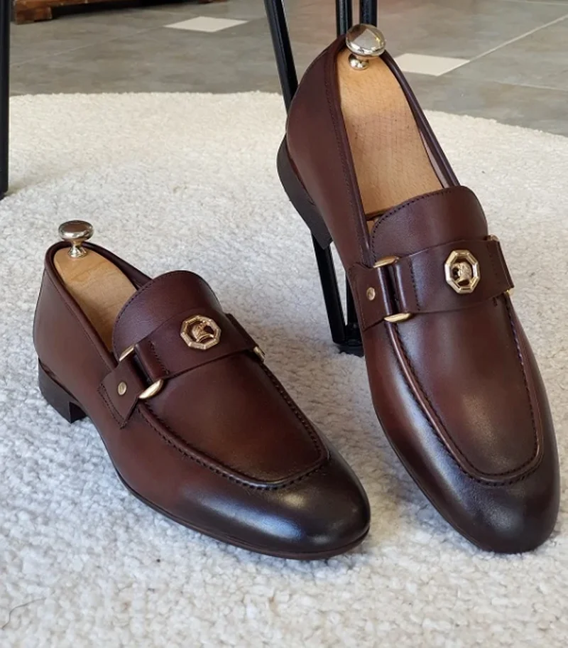 Men Shoes High Quality Pu Leather New Fashion Stylish Design Slip-on Casual Formal Basic Zapatos De Hombre HG020 | Обувь