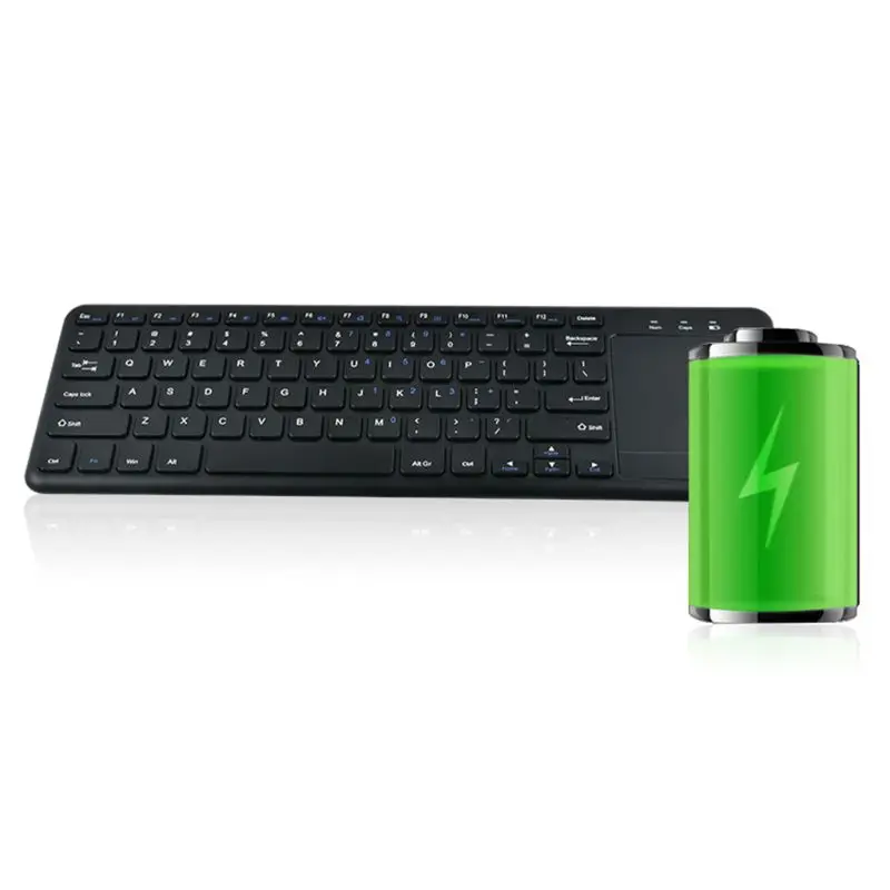 

2.4G Portable Wireless Keyboard with Touchpad and Numpad Ultra-thin Keypad