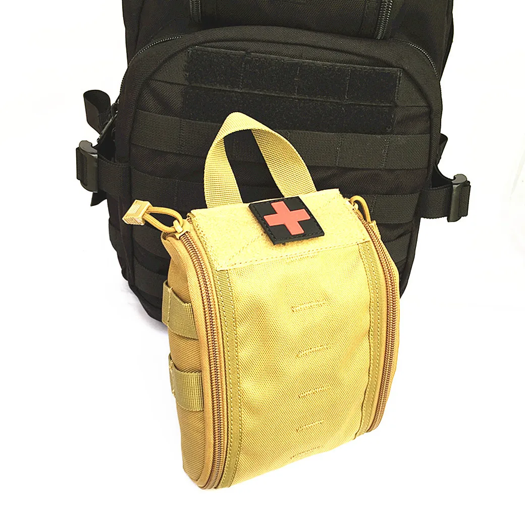 

TOtrait Tactical EMT Pouch MOLLE Emergency Military Medical Utility Bag For First Aid Kits Outdoor Survival Hunting Medic Bag
