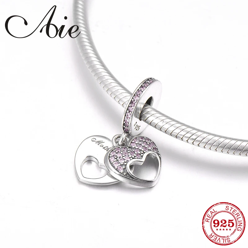 Бусины подвески из серебра 925 пробы в форме сердца|Бусины| |