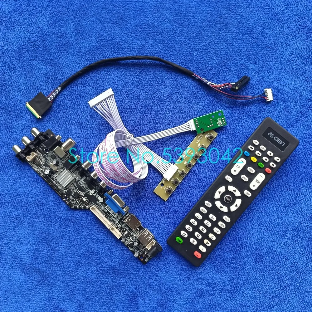 Подходит для LP133WH2 (TL)(B1)/(TL)(B2)/(TL)(B3)/(TL)(C1)/(TL)(C2) 40Pin экран VGA USB DVB-C 1366*768 LVDS 3663 комплект