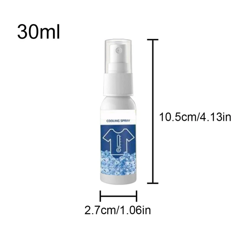 

30Ml Car Instant Cooling Mist Cooling Cool Spray Auto Cooling Agent Interior Accessories