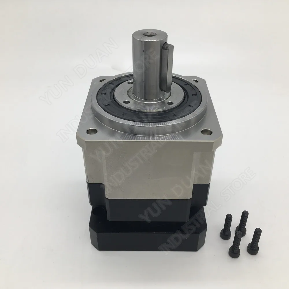 60 мм фланец 100 :1 коэффициент скорости винтовой шестерни планетарный редуктор для