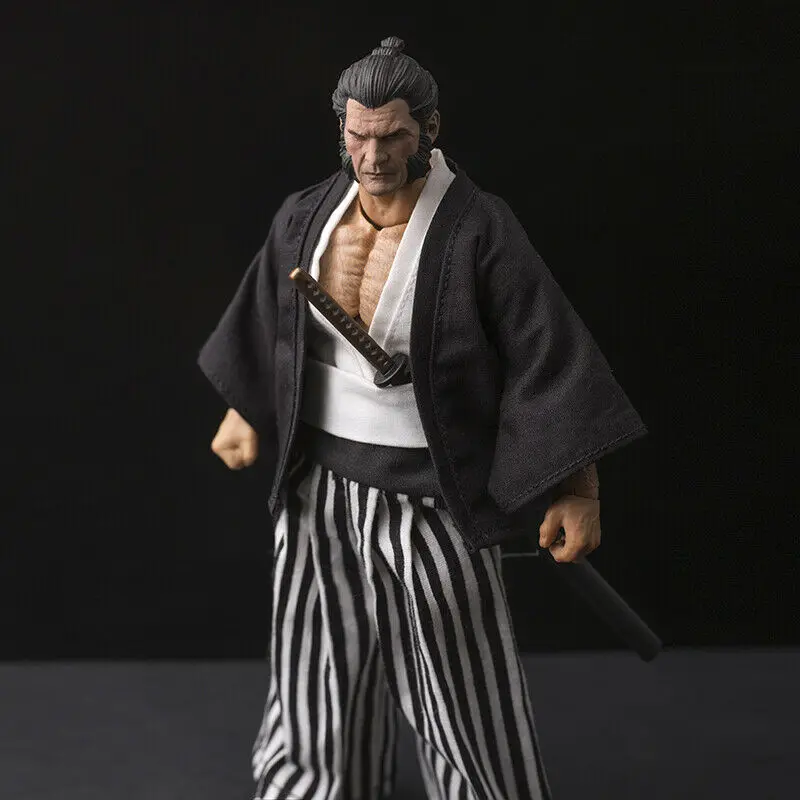 Модель экшн-фигурки самурая солдат рубашка штаны для тела 6 дюймов | Игрушки и