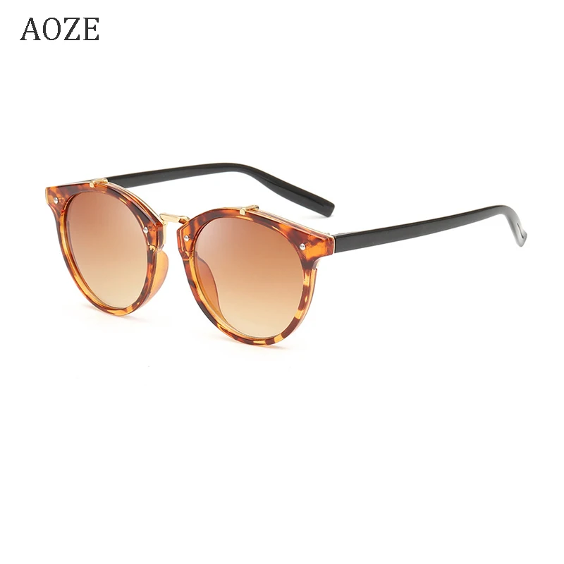 

Fashion Vintage Round sunglasses Women's brand Designer Eyewear Gradient Retro female sunglasses eyeglasses gafas de sol mujer