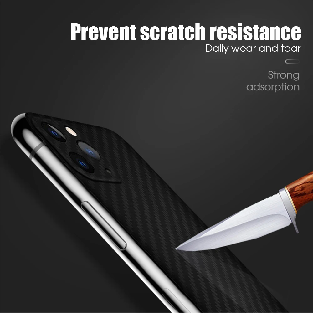 Защитная 3d пленка для задней панели iPhone 11 Pro MAX зеленая Черная мягкая защитная iphone