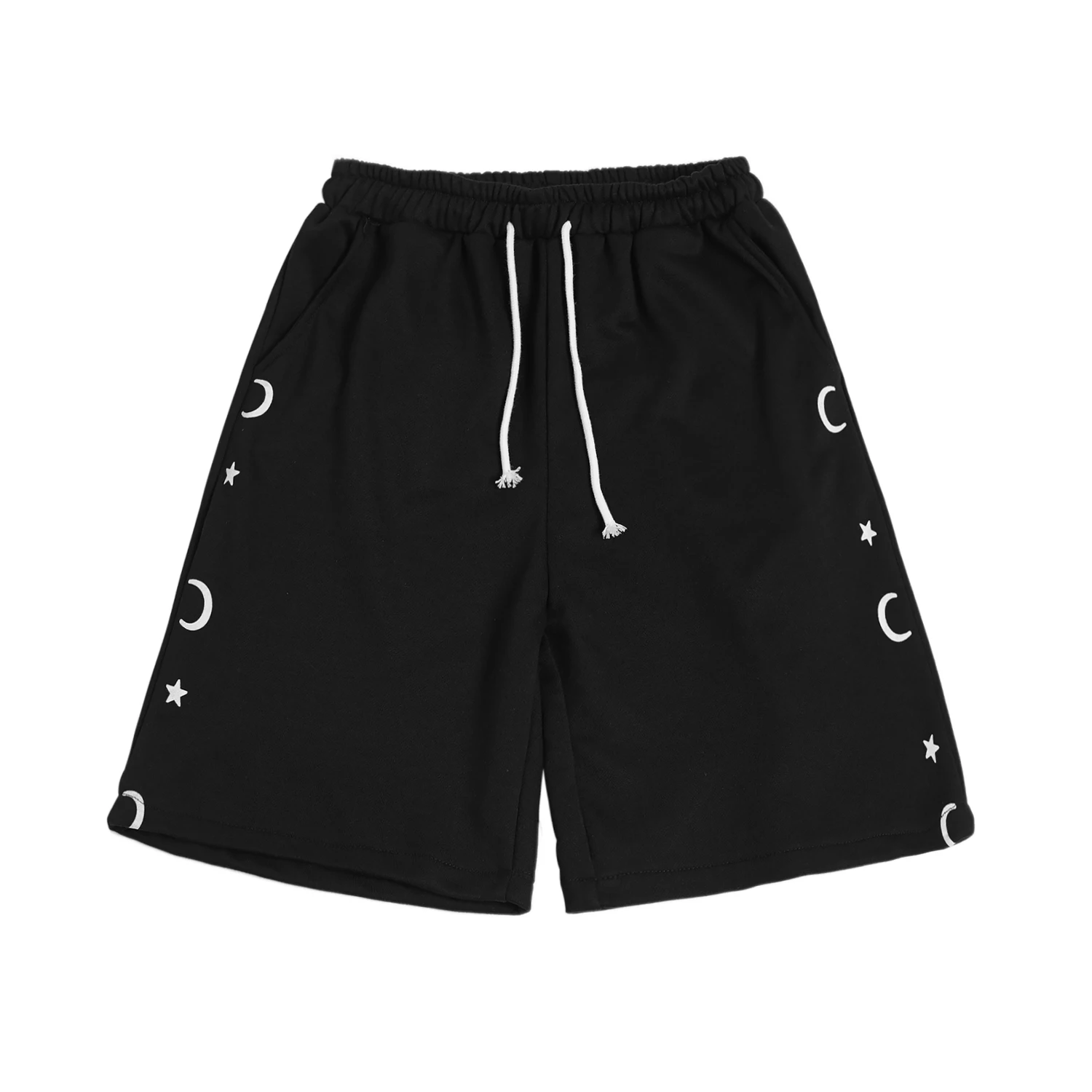 Шорты LAPPSTER мужские с принтом Луны повседневные хлопковые джоггеры модные