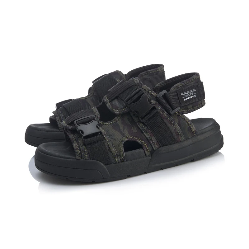 (Break Code)Li-Ning Men COCA Outdoor Aqua Shoes Wearable Beach LiNing Stylish Light Weight Sandals Sneakers AGUP001 | Спорт и