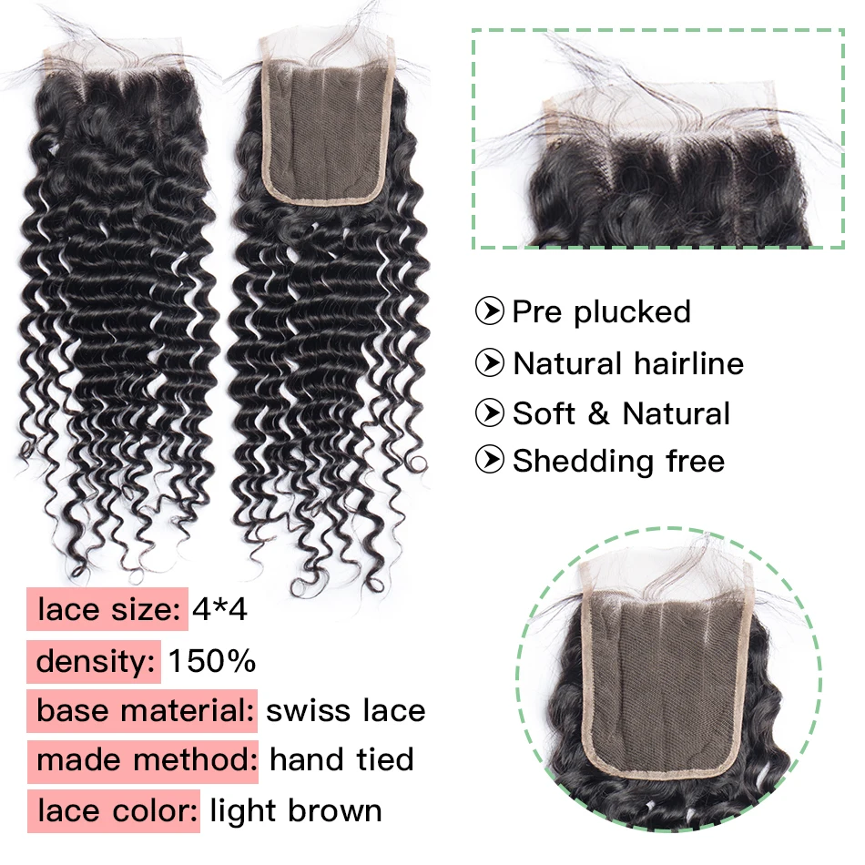 VIPBEAUTY пучки вьющихся волос с закрытием перуанские волосы 4 пучка м Remy 100%