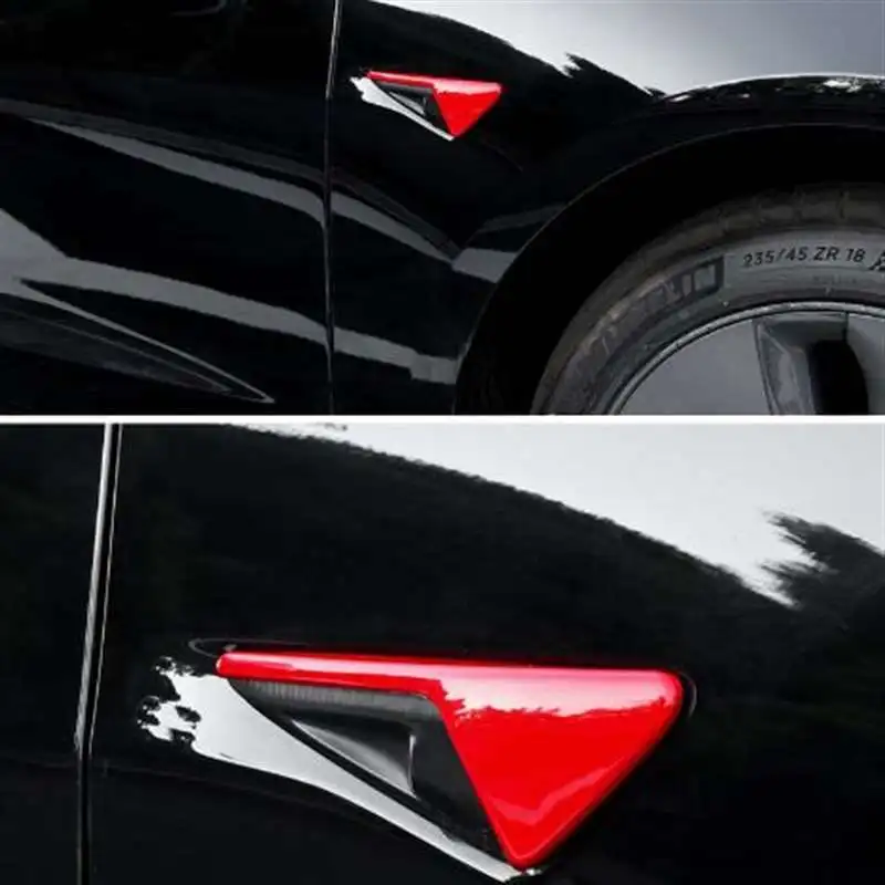 Защитный чехол для автомобиля Tesla Model 3 X Y S красный цвет 2 шт. в комплекте