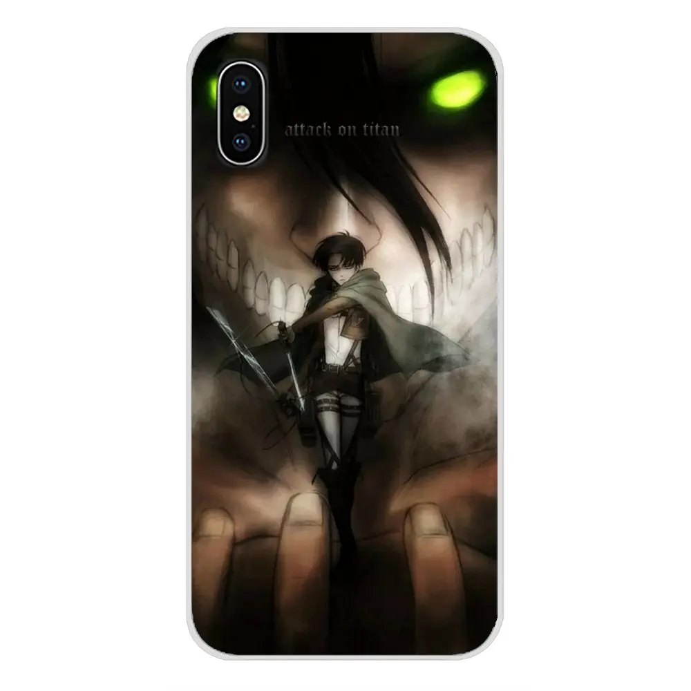Аниме атака на титанов для samsung A10 A30 A40 A50 A60 A70 Galaxy S2 Note 2 3 Grand Core Prime аксессуары чехлы