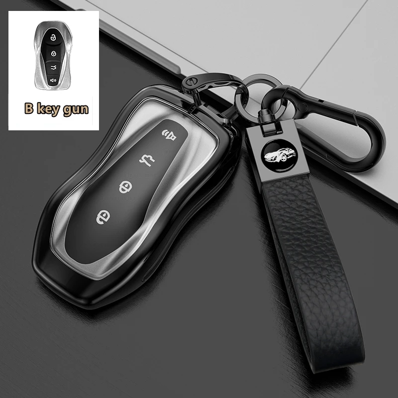

Автомобильный смарт-брелок чехол для ключа для Geely Coolray Azkarra Tugella FY11 Atlas Boyue NL3 Emgrand X7 EX7 SUV GT GC9 Borui защитный чехол для ключа
