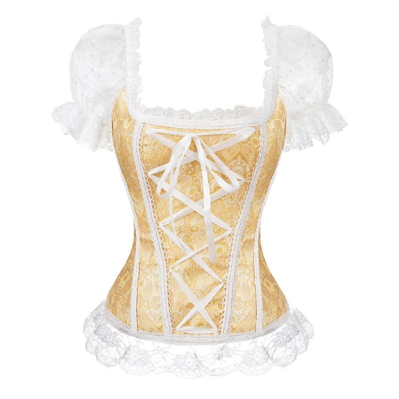 Тюлевая юбка для вечеринки корсет комплект корсеты белый с прозрачным бюстом