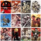 Алмазная вышивка атака на Титанов, плакаты, алмазная живопись, японское аниме, комната, семейная мозаика, художественные Плакаты для вышивки крестиком