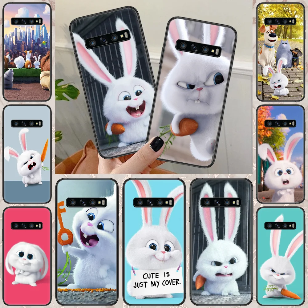 Pet secret в виде кролика Банни чехол для телефона Samsung Galaxy Note S 8 9 10 20 Plus E Lite Uitra и черный